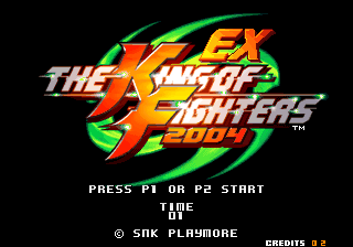 The King of Fighters 2004 Plus + Hero (The King of Fighters 2003 bootleg) Title Screen